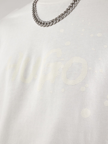 HUGO Sweatshirt 'Nierofix' in White