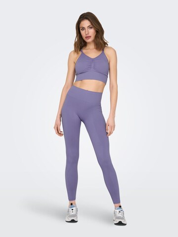purpurinė ONLY PLAY Siauras Sportinės kelnės 'Frion'