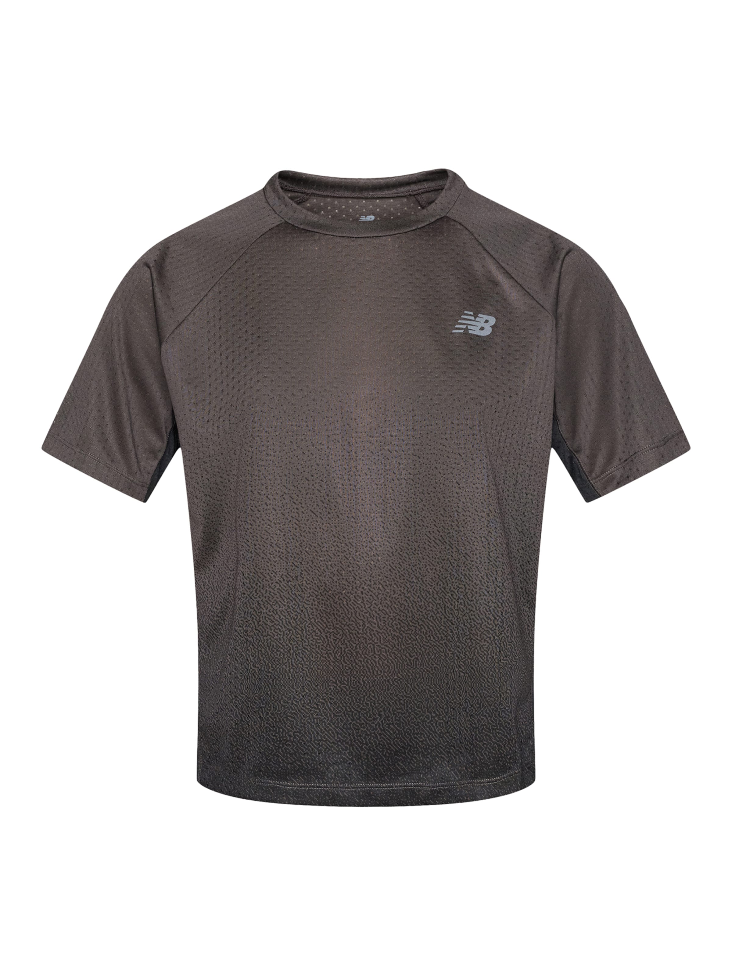 new balance - Camiseta funcional en negro: frente