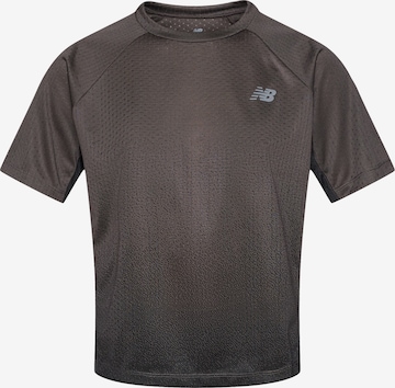 Tricou funcțional de la new balance pe negru: față