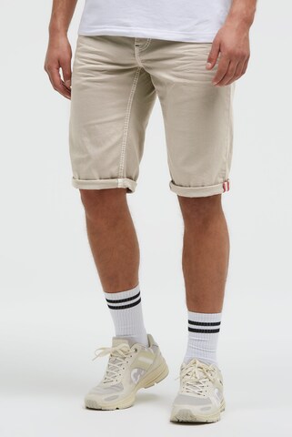 CAMP DAVID Regular Jeans in Brown: front