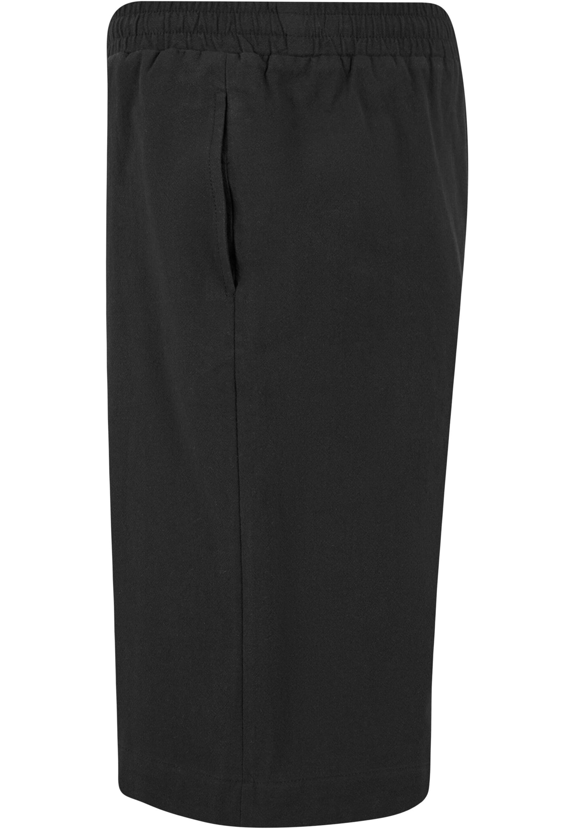 Urban ClassicsLoosefit Hlače - crna boja