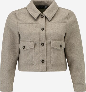 Veste mi-saison 'VIBE' Vero Moda Curve en beige : devant