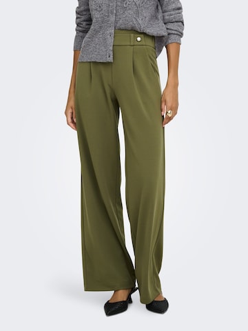 JDY - Loosefit Pantalón en verde: frente