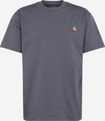 T-Shirt 'American Script' Carhartt WIP en gris : devant