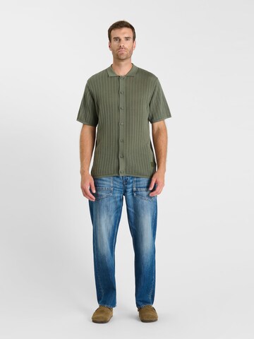 Le Temps Des Cerises Regular fit Overhemd in Groen
