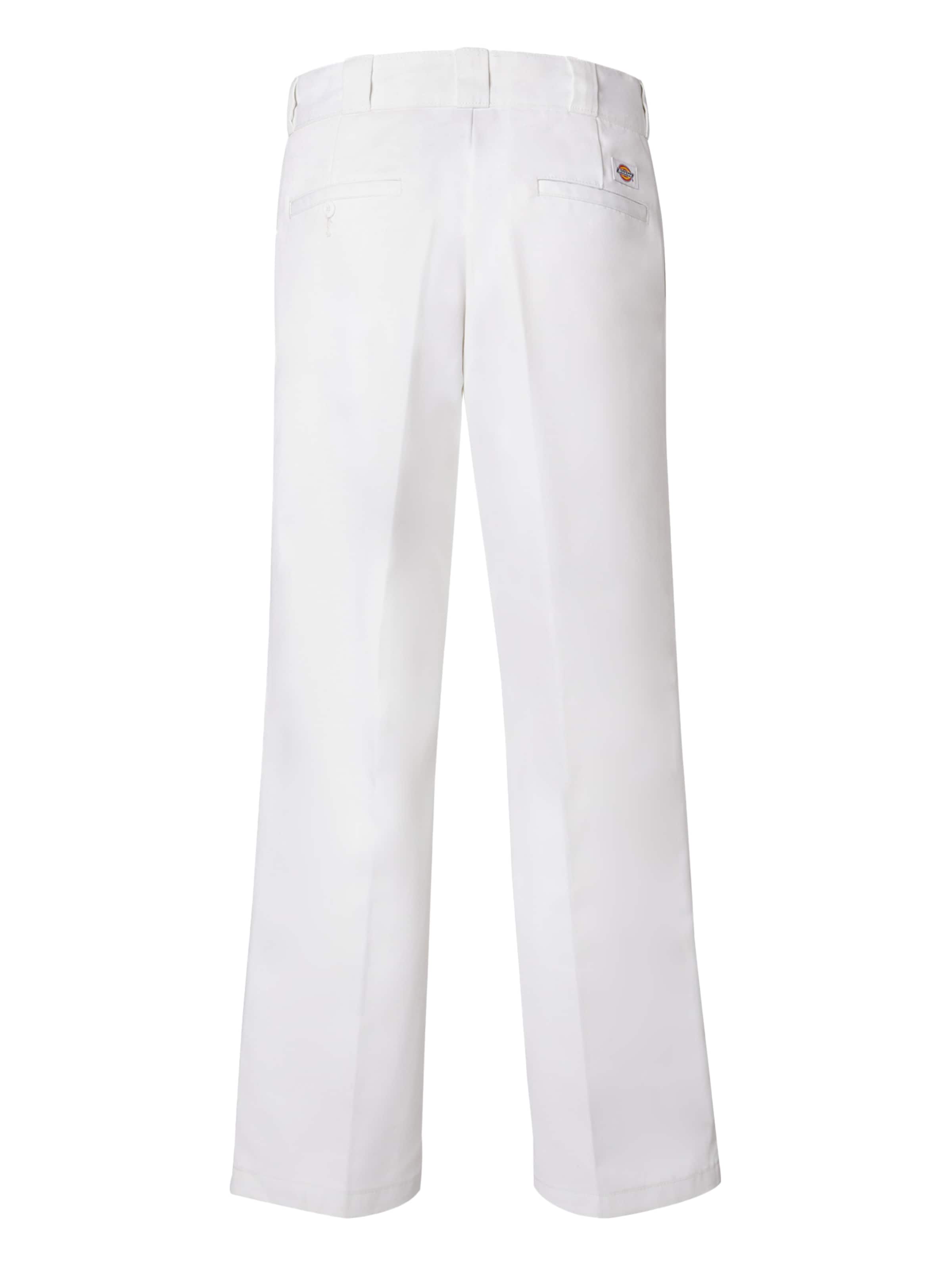 DICKIES Regular Pressveckad byxa '874 Original' i vit