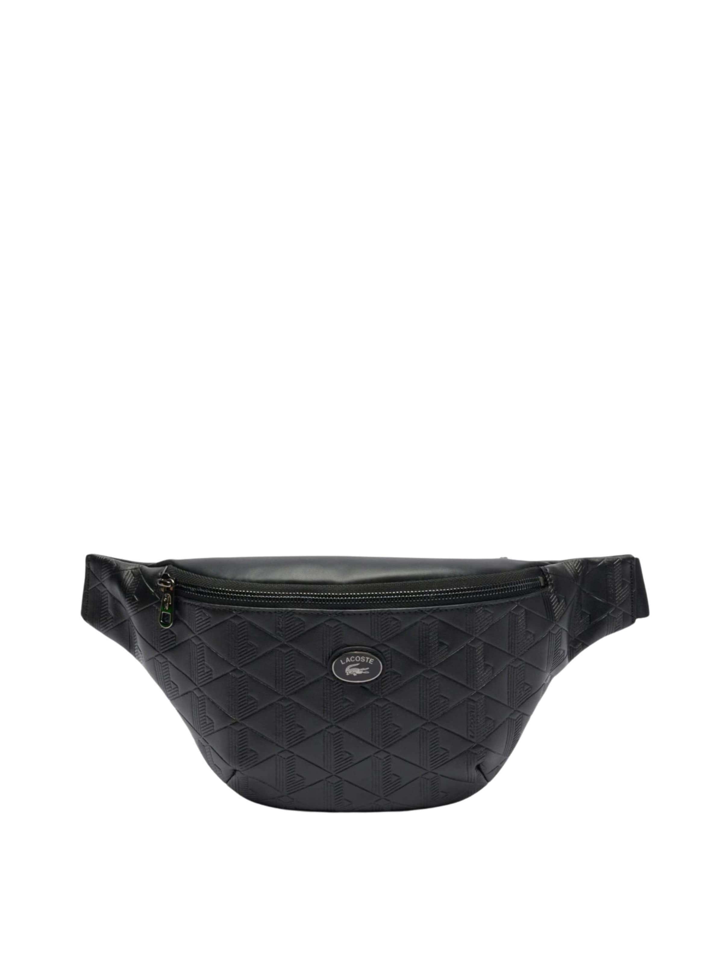 LACOSTE Camera Bag 'Lacoste sac Banane Waist Bag NH5061MR Noir' in Black: front
