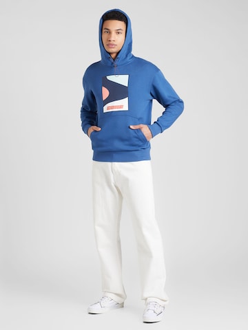 JACK & JONES - Sweatshirt 'FAST' em azul