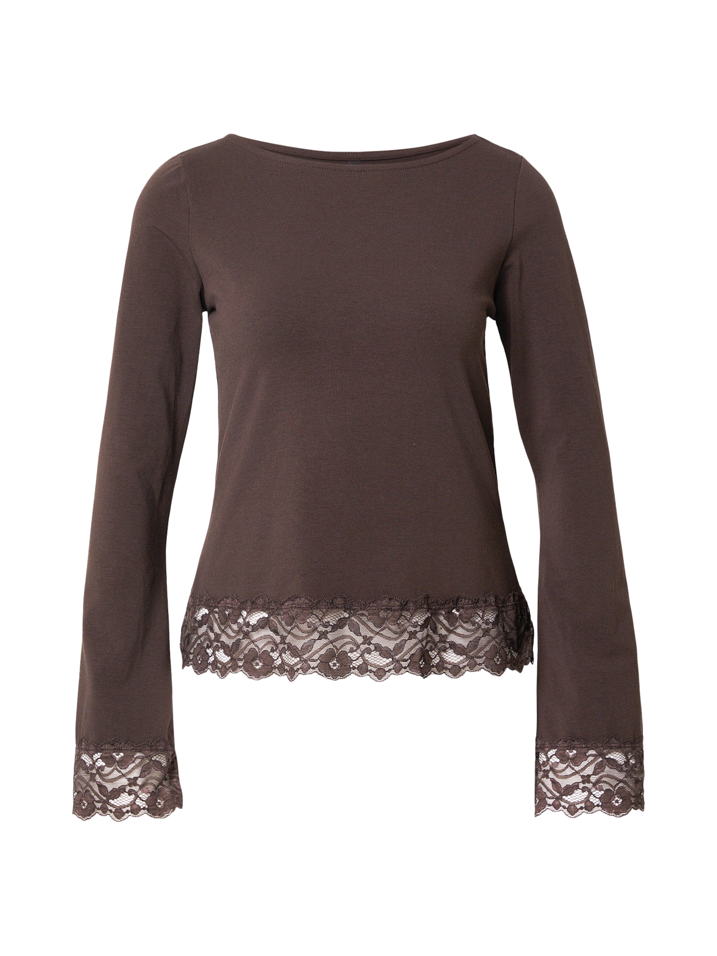 ONLY Shirt 'ONLLIVE LOVE' in Brown: front