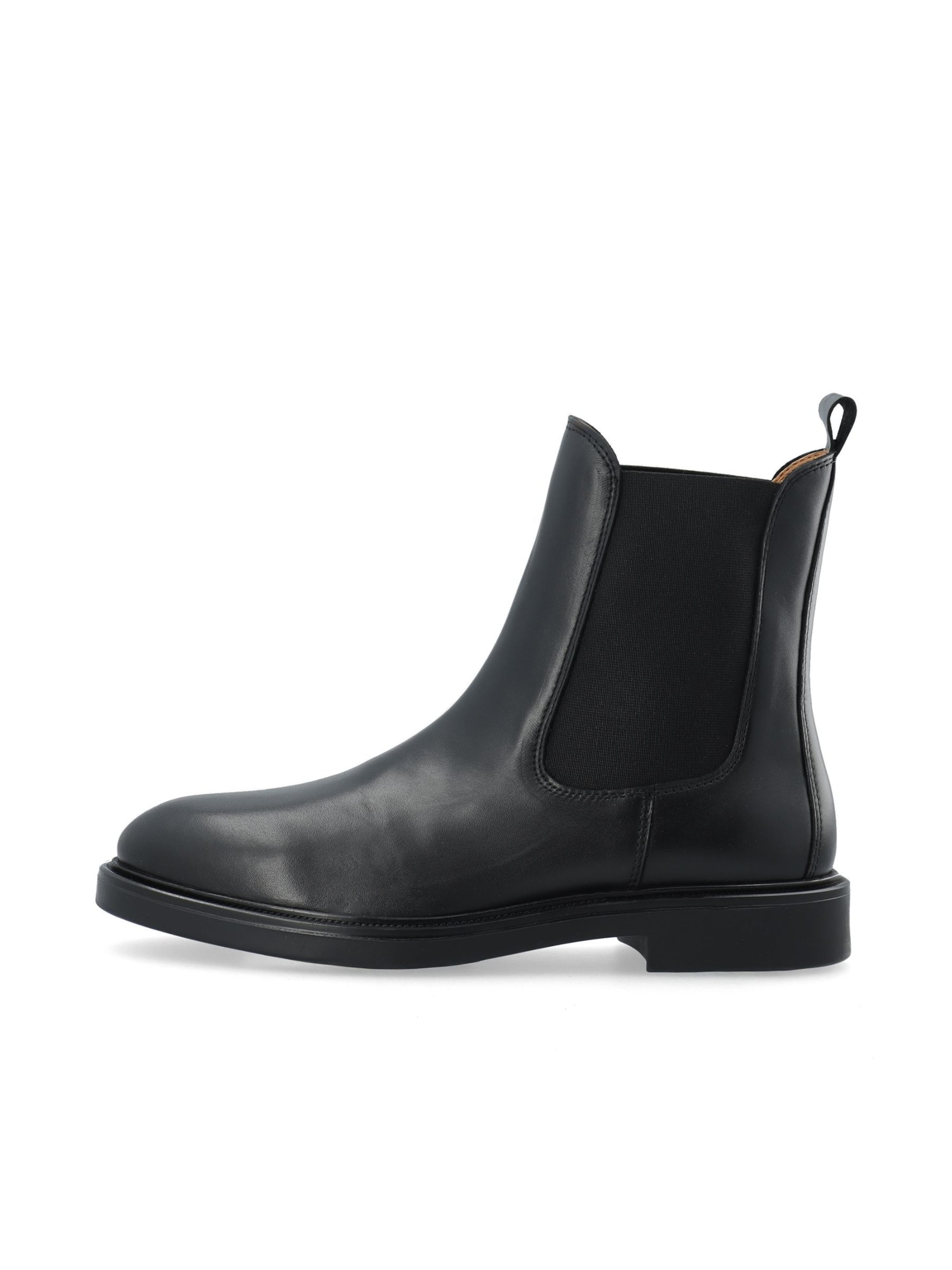 Boots chelsea 'ADDA' di Bianco in nero: frontale