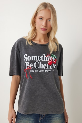 Happiness İstanbul Shirt in Grey: front