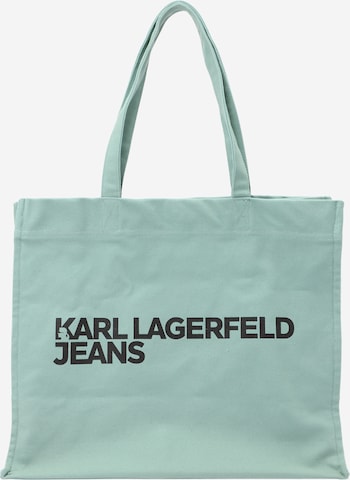 Shopper di KARL LAGERFELD JEANS in verde: frontale