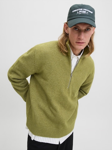 Pull-over 'JORNORREBRO' JACK & JONES en vert