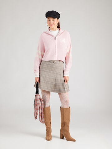 Tally Weijl Πλεκτή ζακέτα σε ροζ