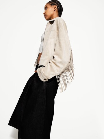 Veste mi-saison Bershka en beige