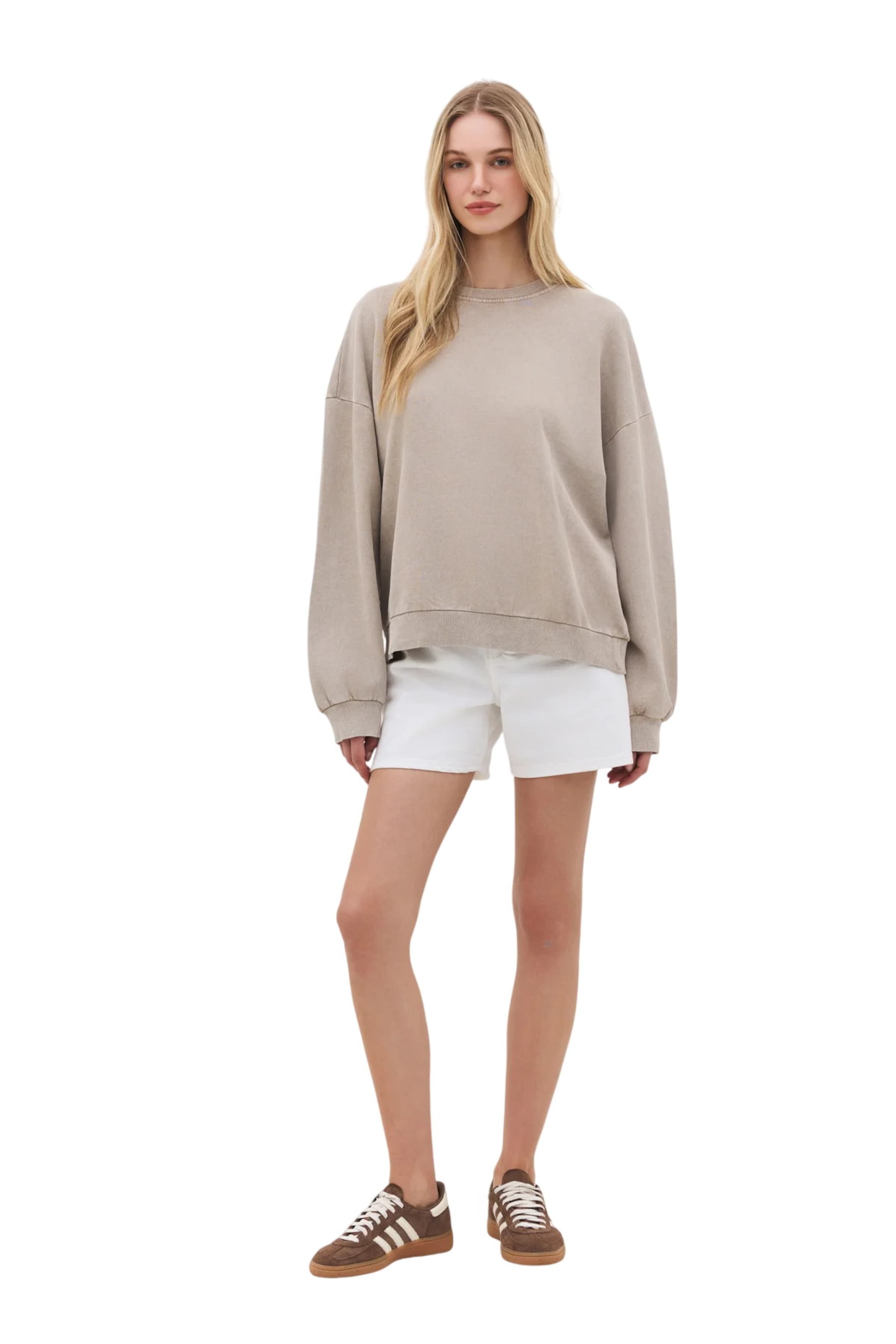 No Matter What Sweatshirt in Grau