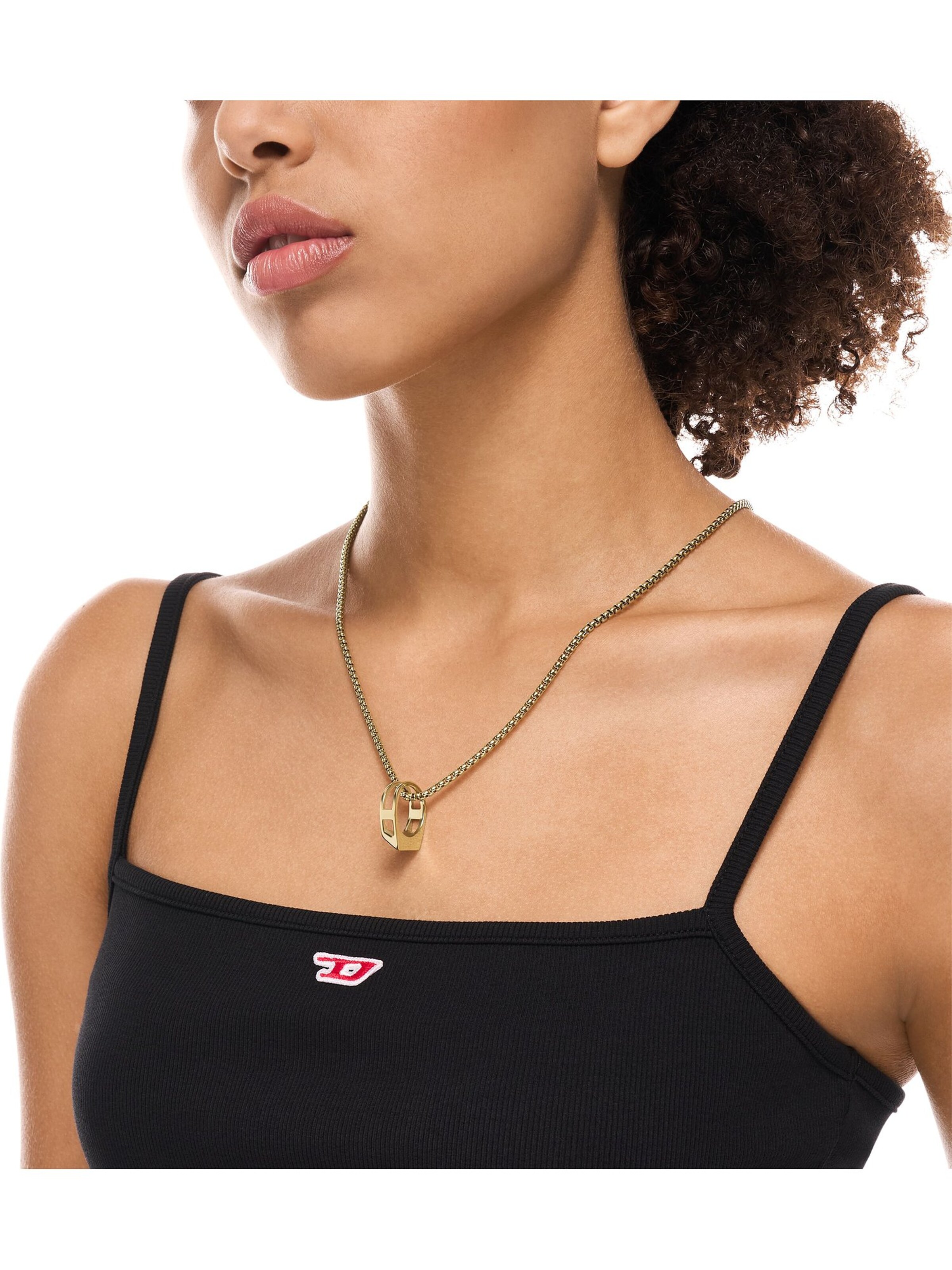 DIESEL Necklace in Gold: front