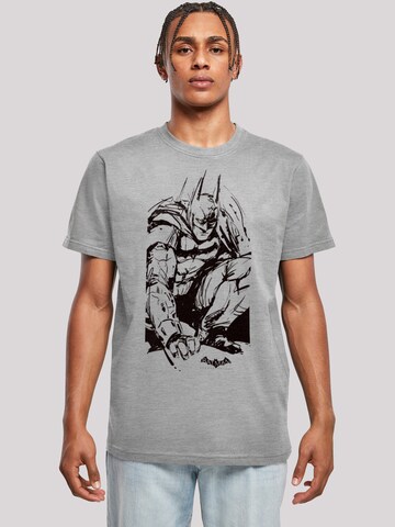 T-Shirt 'DC Comics Batman Arkham Knight' F4NT4STIC en gris : devant