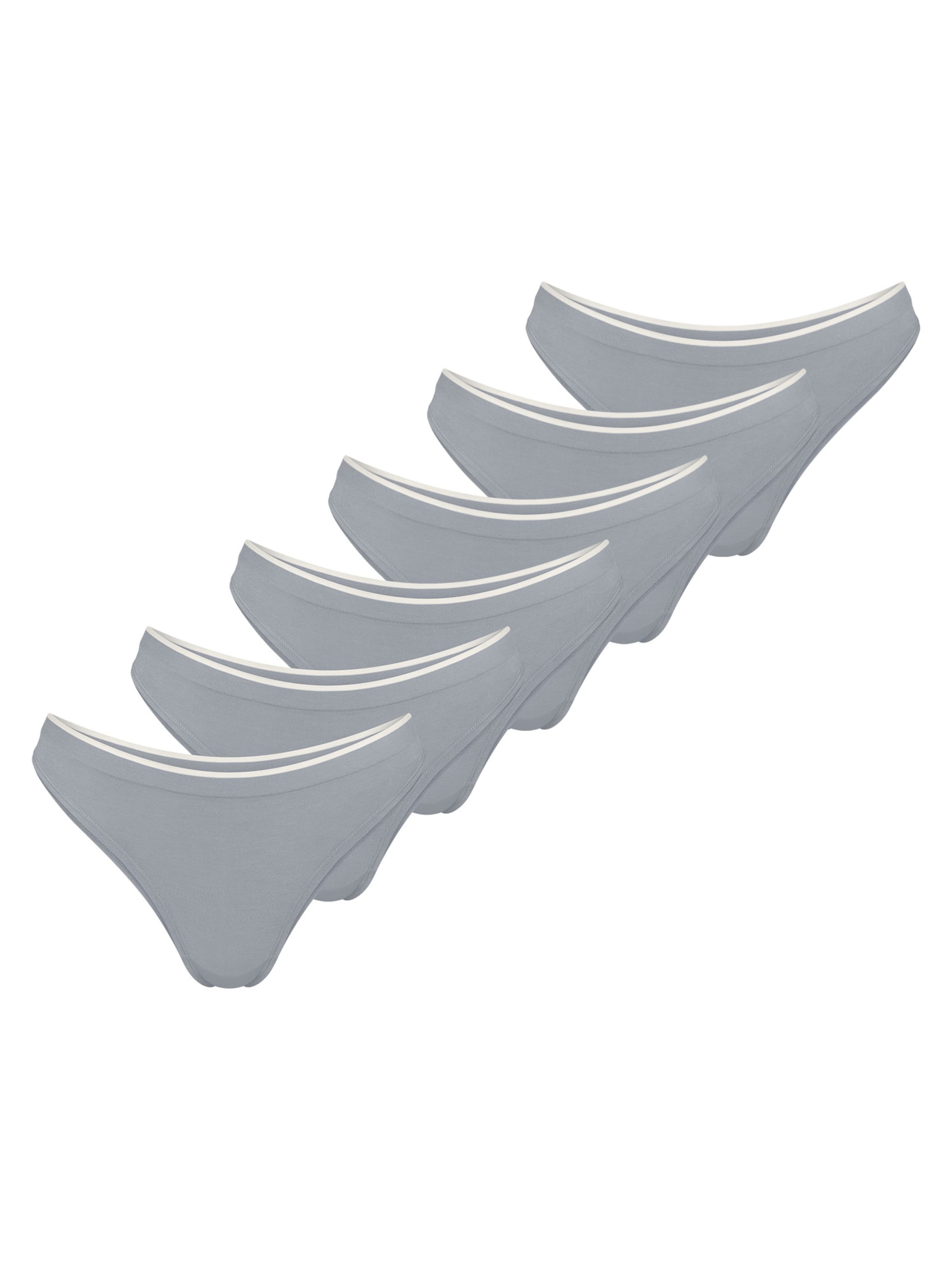 SLOGGI String 'GO Sense' in Grijs: voorkant