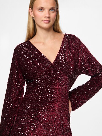 PIECES Dress 'PCKAM' in Red