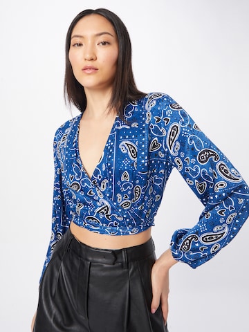 HUGO Red Blouse 'Candida' in Blue