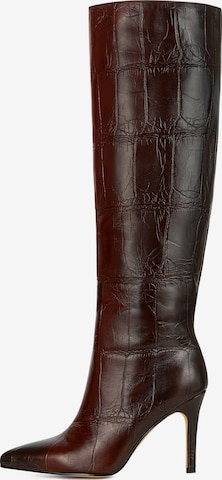 Bottes CESARE GASPARI en marron : devant