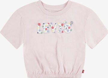 LEVI'S ® T-shirt 'MEET AND GREET' i rosa: framsida