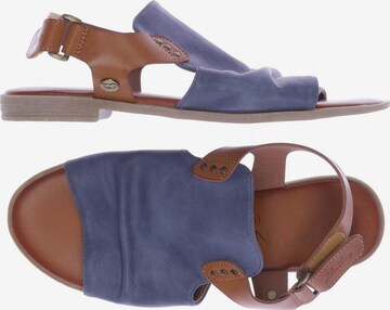 MUSTANG Sandals & High-Heeled Sandals in 38 in Blue: front