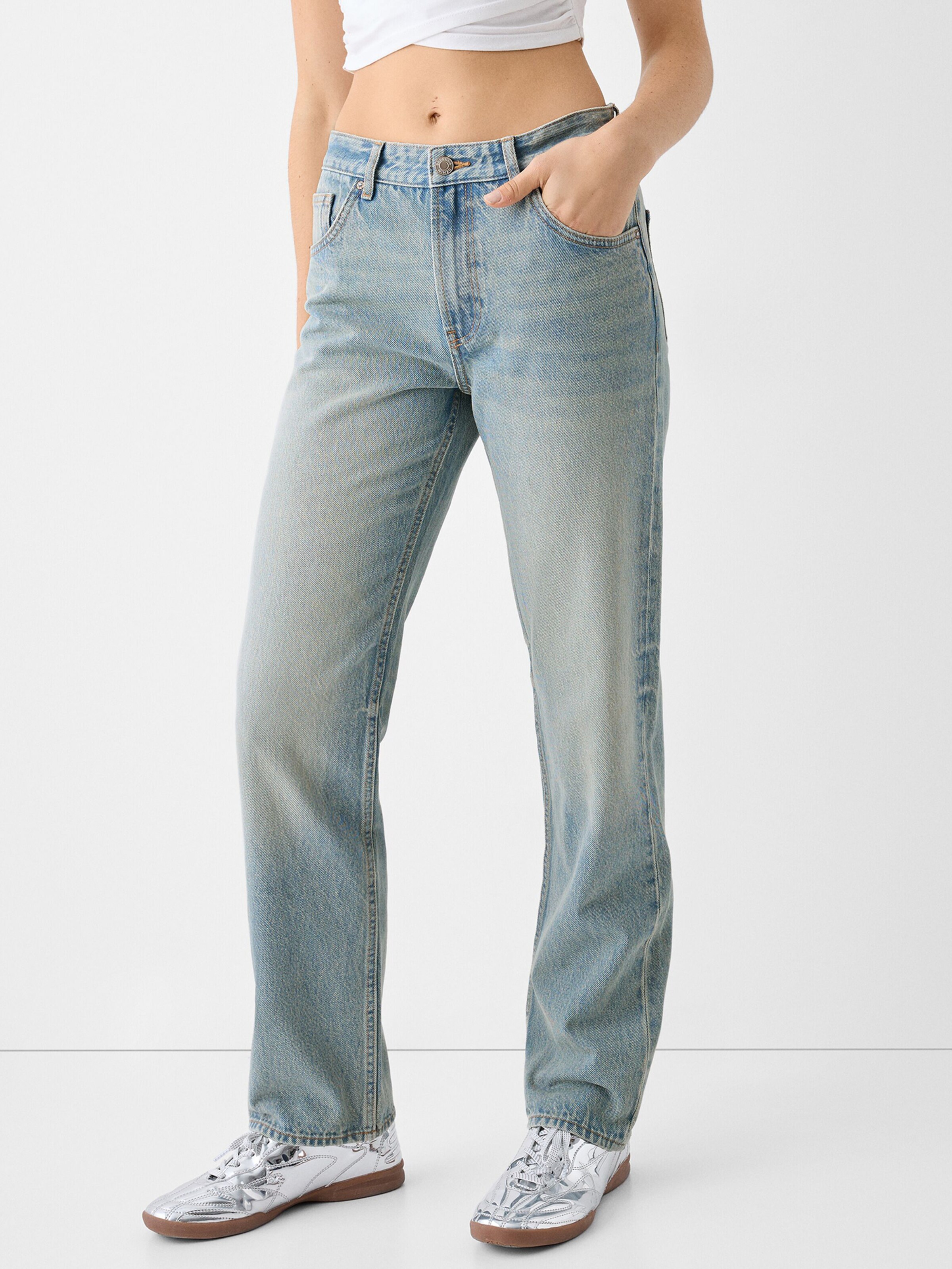 Bershka jeans store straight
