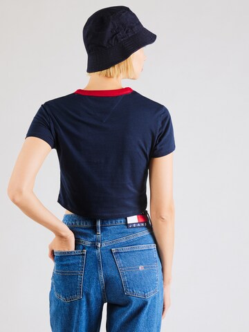 Tricou de la Tommy Jeans pe albastru