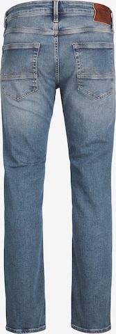 JACK & JONES Tapered Jeans 'MIKE WOOD' in Blauw