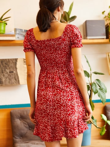 olalook Kjole i rød