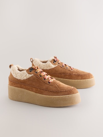 Sneaker low de la Next pe maro