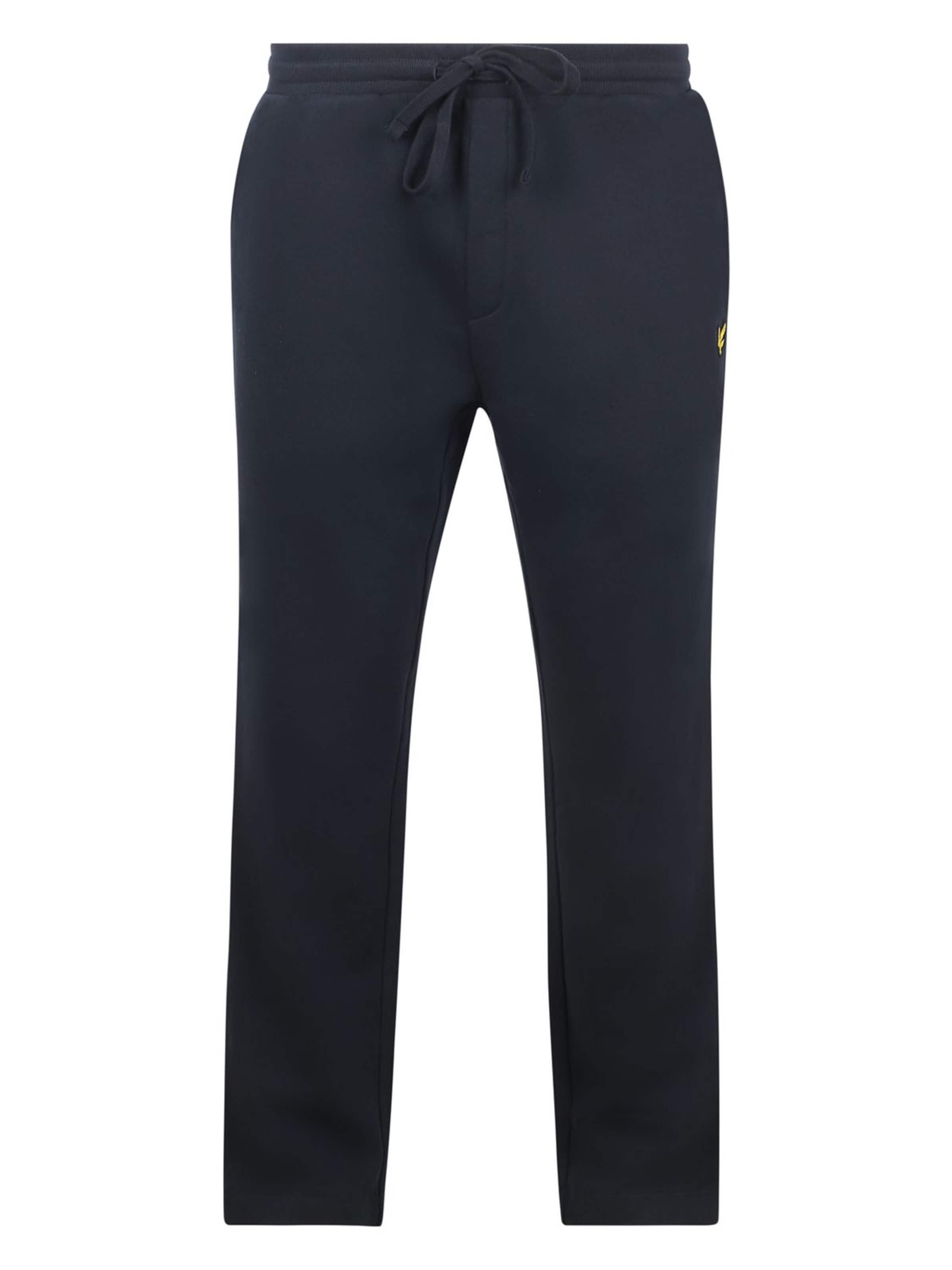Lyle & Scott Regular Broek in Blauw: voorkant