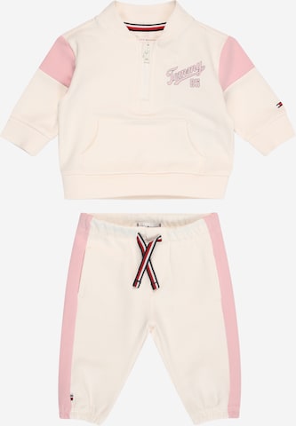 TOMMY HILFIGER Sweatsuit in Beige: front