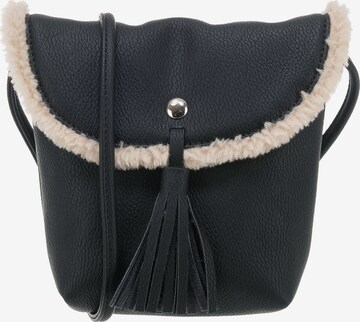 TOM TAILOR Crossbody Bag 'Ida' in Black: front