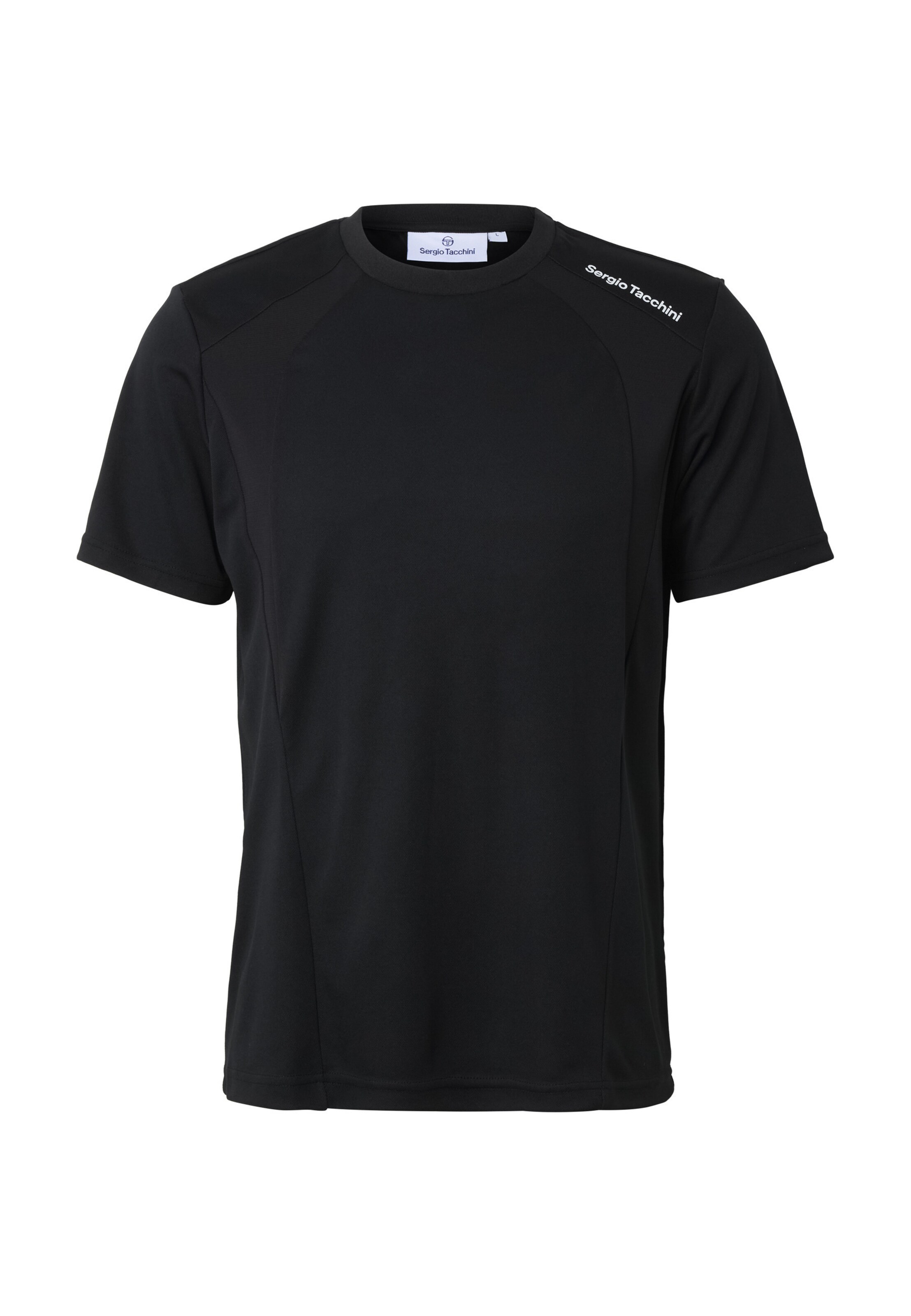 Sergio Tacchini Póló 'Adriatico' - fekete: elől