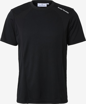 Sergio Tacchini Póló 'Adriatico' - fekete: elől