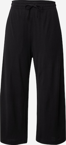 ICEBREAKER Loose fit Workout Pants 'GRANARY CULOTTES' in Black: front