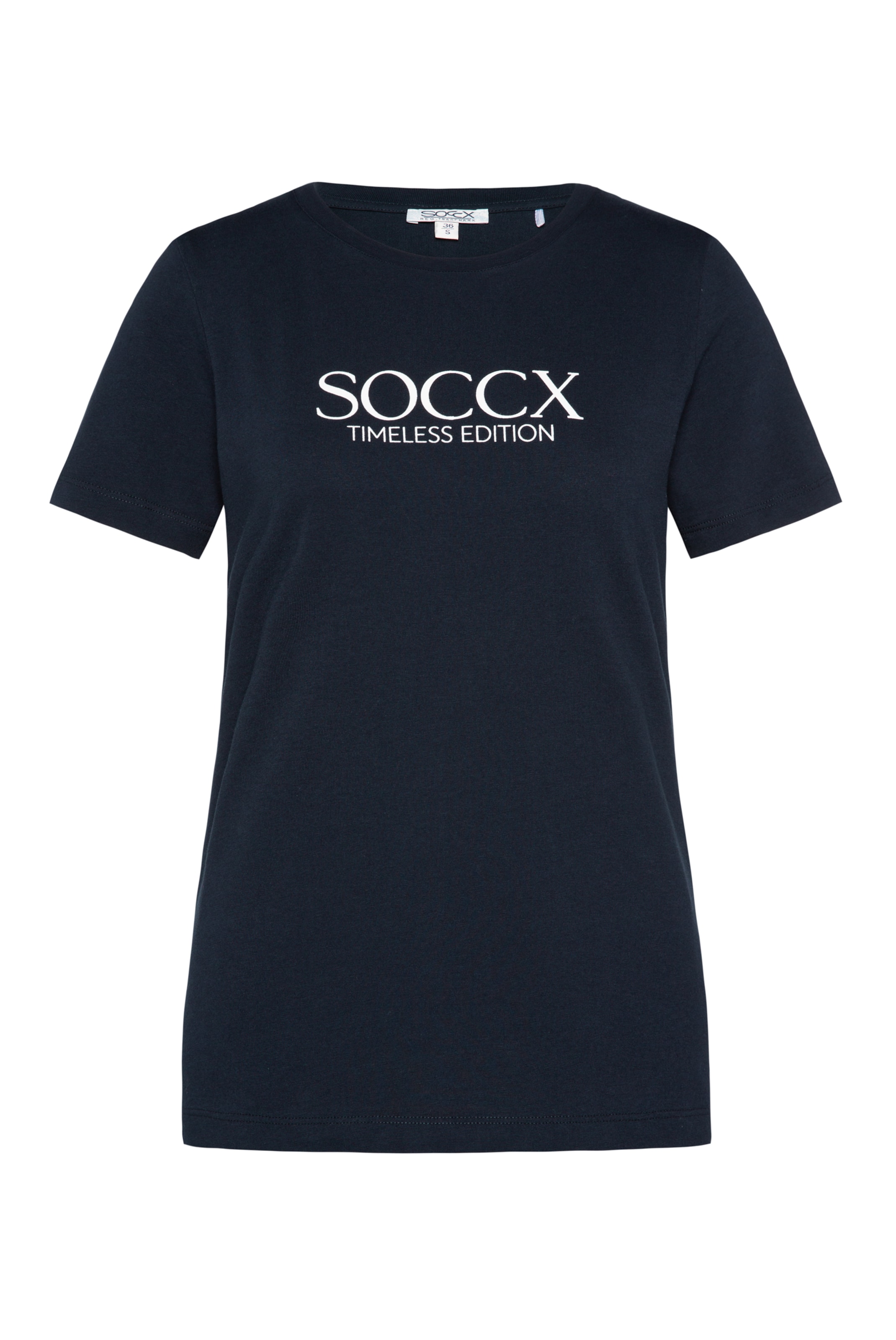 T-shirt Soccx en bleu : devant