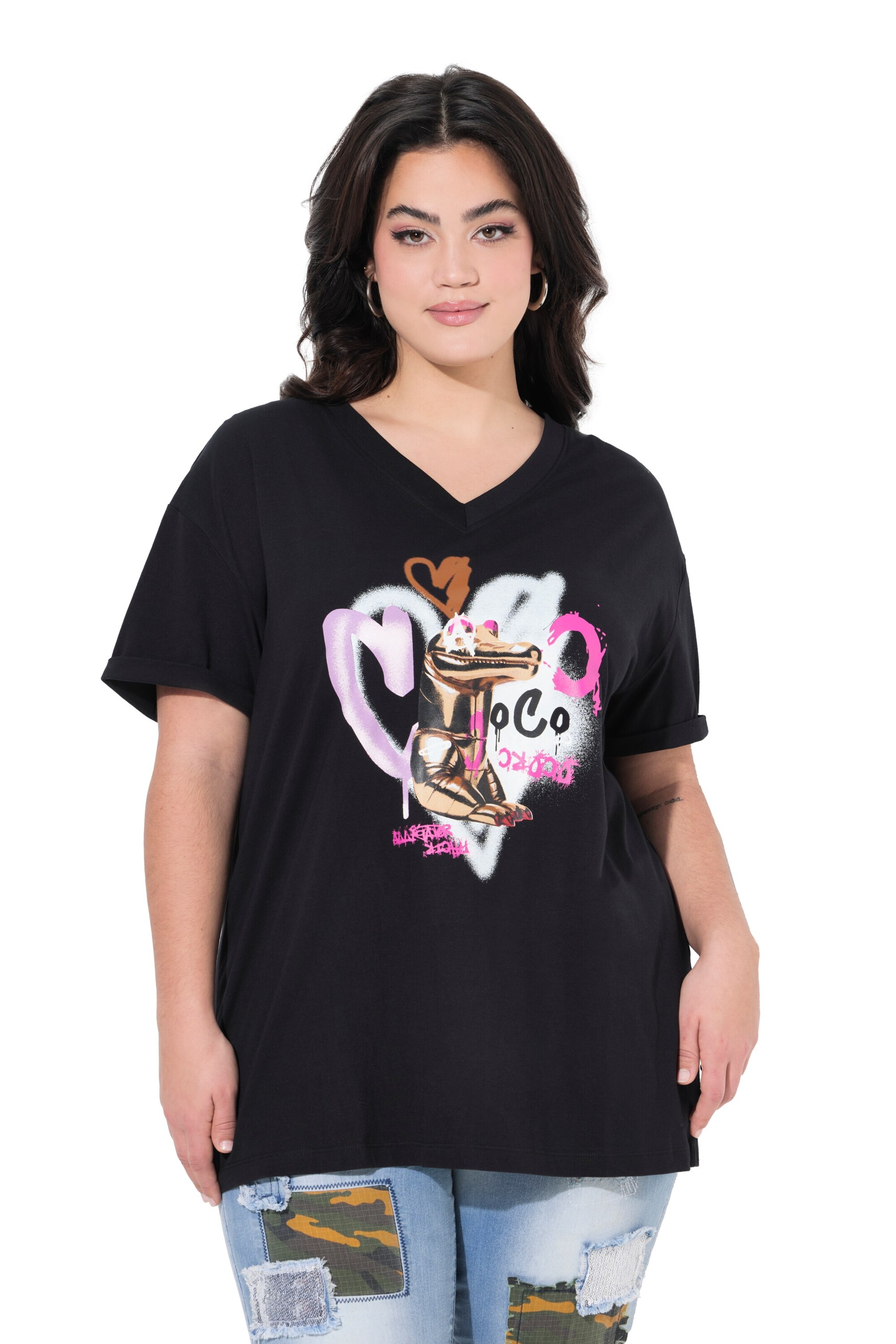 Angel of Style Shirt in Black: front