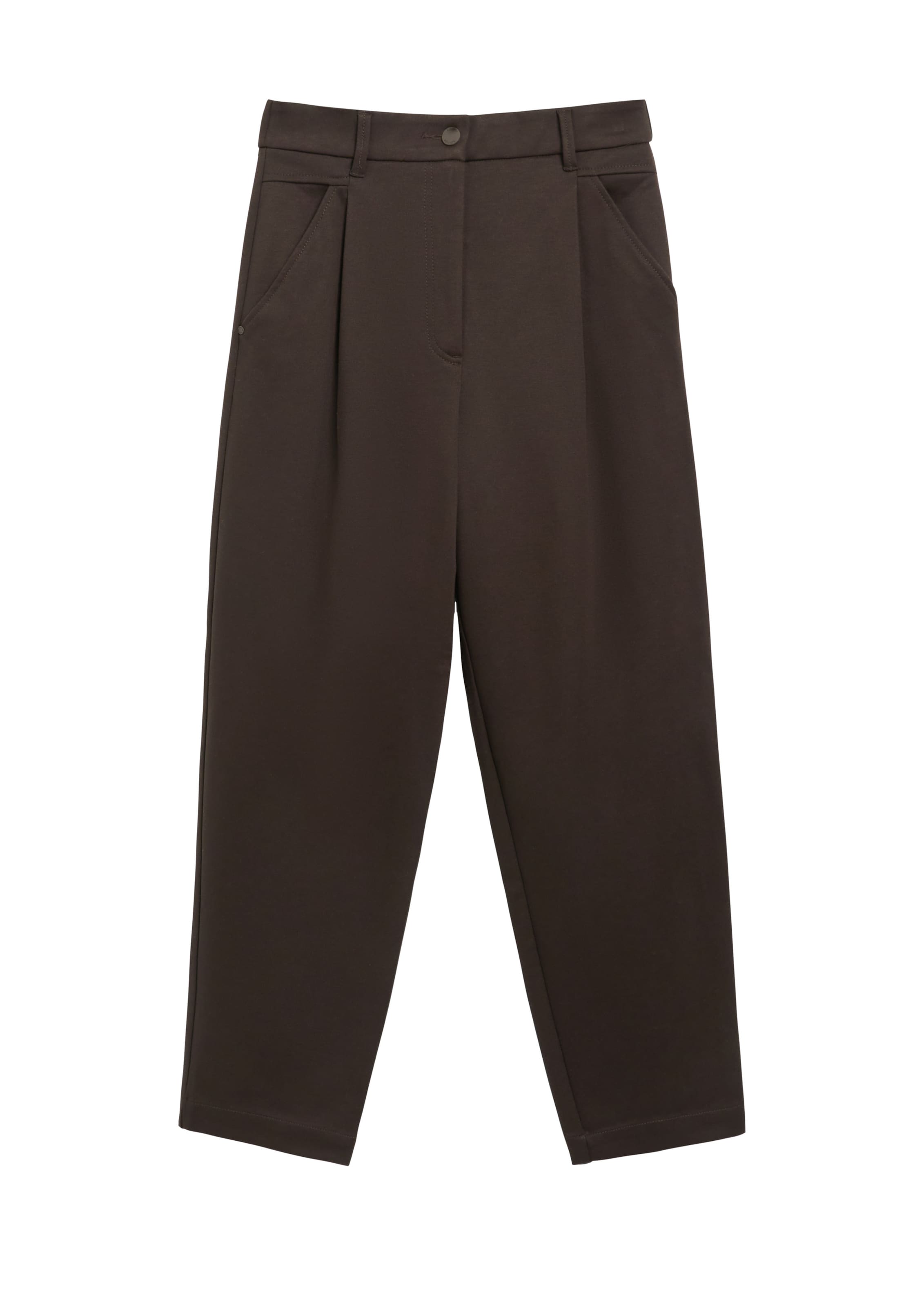 s.Oliver Pleat-front trousers in 32 in Dark brown, Item view