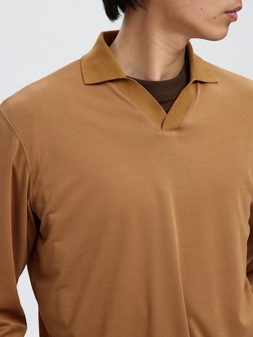 SELECTED Shirt 'SLHFAVE' in Bruin