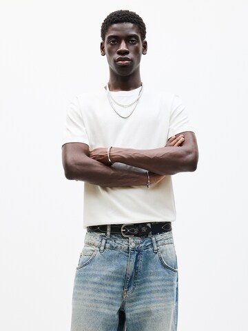 Pull&Bear Sveter - Biela: predná strana