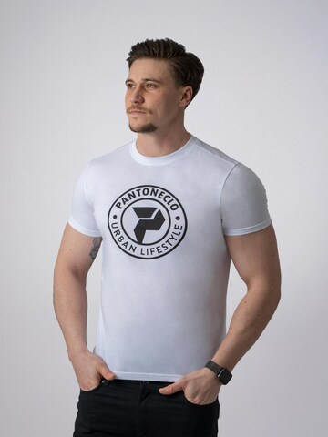 PANTONECLO Shirt 'Pantoneclo Men’s Crew Neck Short Sleeve T-Shirt' in White