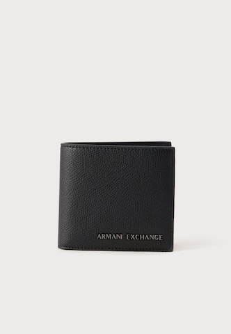 ARMANI EXCHANGE Tegnebog i sort: forside