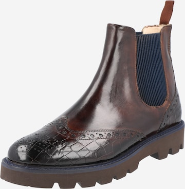 MELVIN & HAMILTON Chelsea Boots in Brown: front