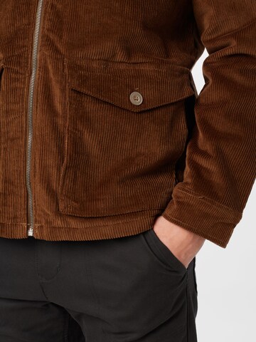 !Solid Between-Season Jacket 'Vane' in Brown