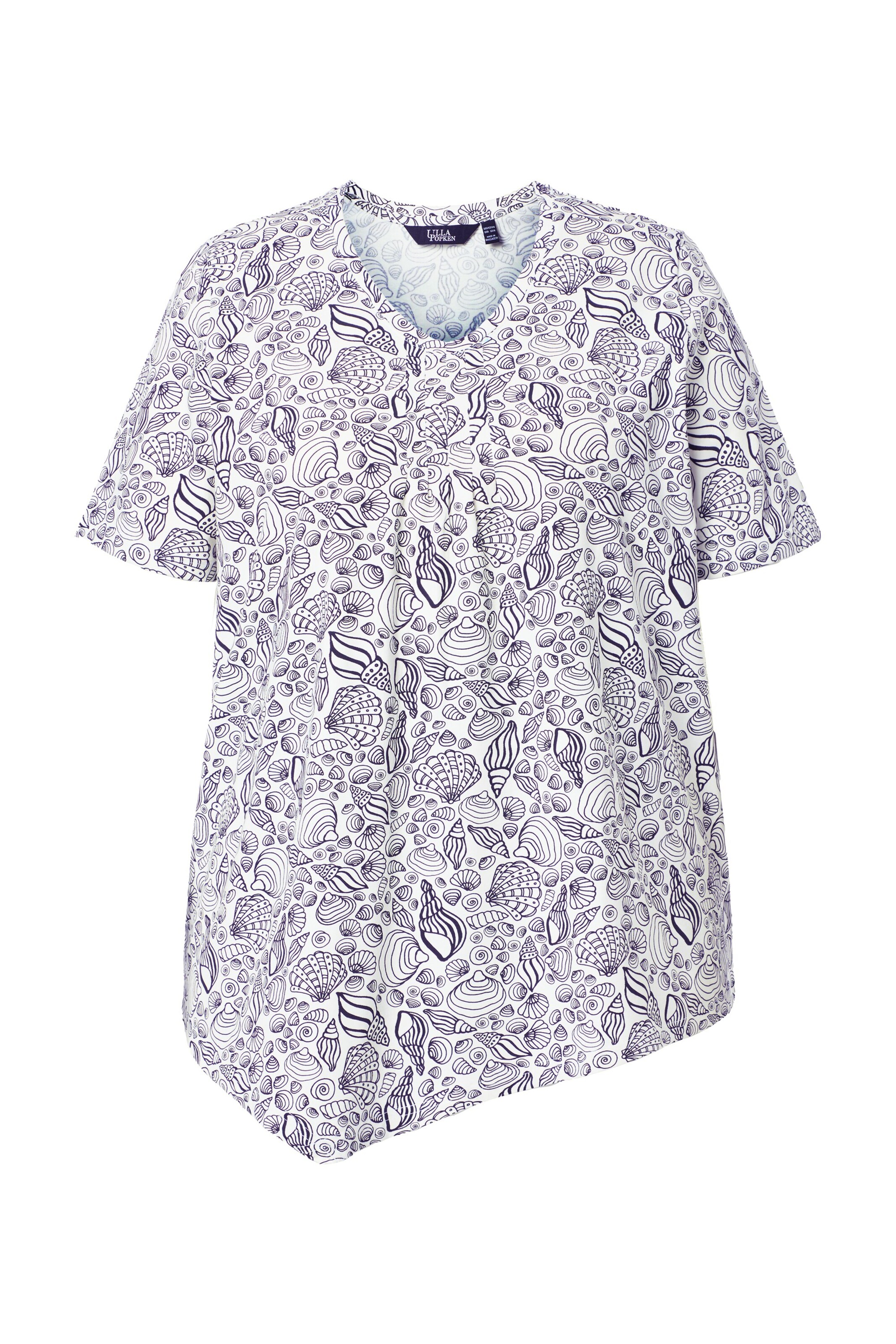 Ulla Popken Shirt in Schwarz: Vorderseite